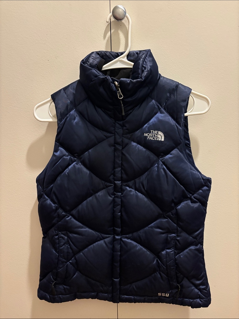 The North Face Navy Quilted Puffer Vest